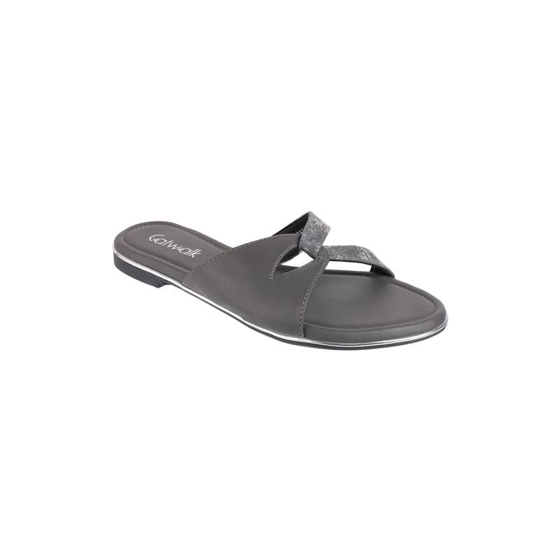 Catwalk Women COURT Solids Flats - Grey (UK 5)