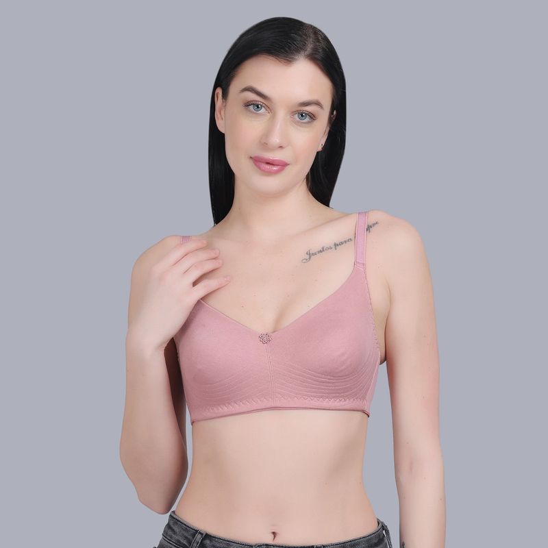Mod & Shy Non Padded Wirefree Seamless T-Shirt Bra (44B)