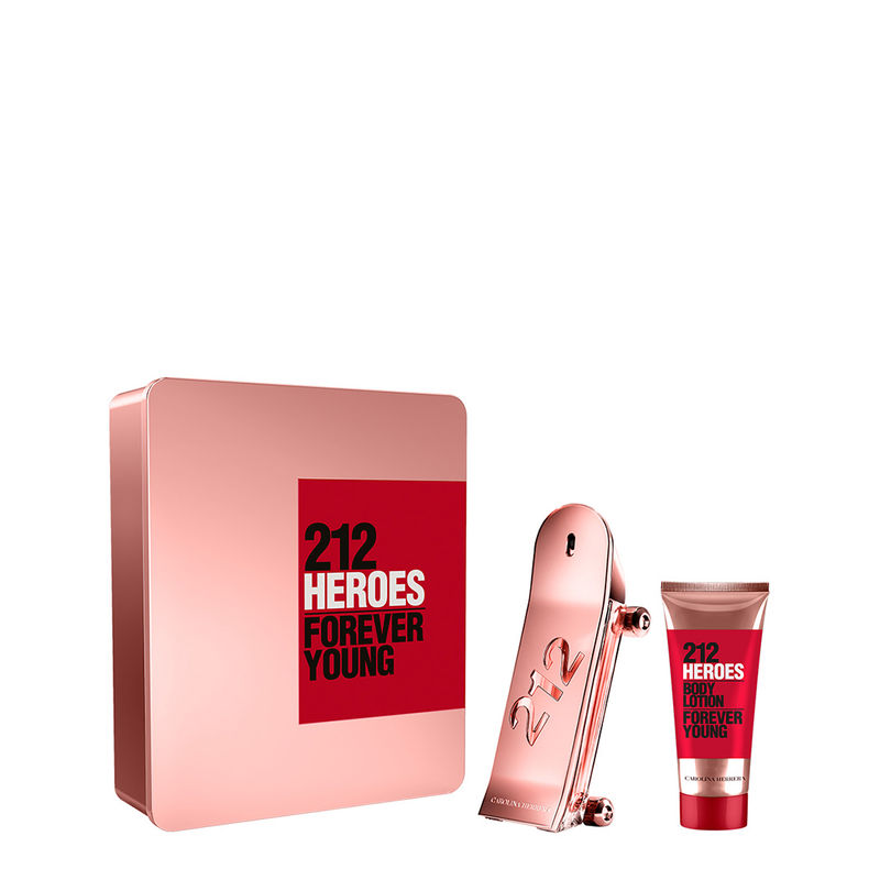 Carolina Herrera 212 Heroes For Her Eau De Parfum With Body Lotion T