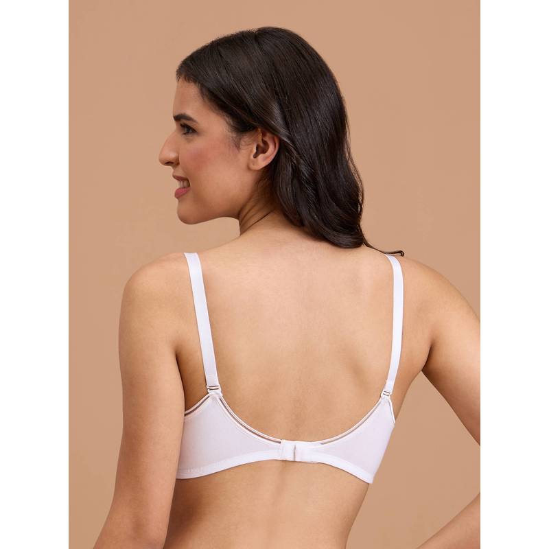 Nykd by Nykaa Non-Padded Multiway Bra for Deep Neck and Low-Back Outfits, White - NYB391