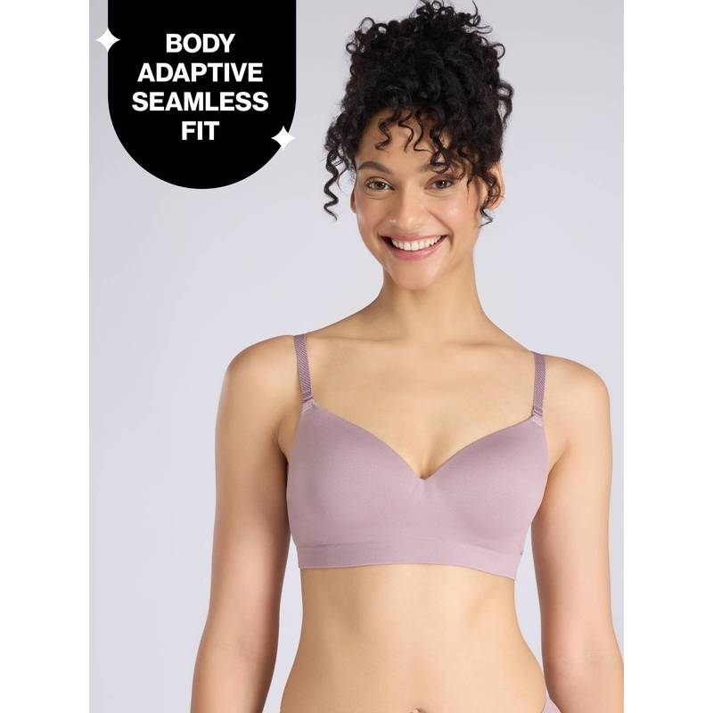 Adapt360° Seamless NBL Multiway Non-Wired T-Shirt Bra With In-Built Padded Cups NYB428 Lavender 30B