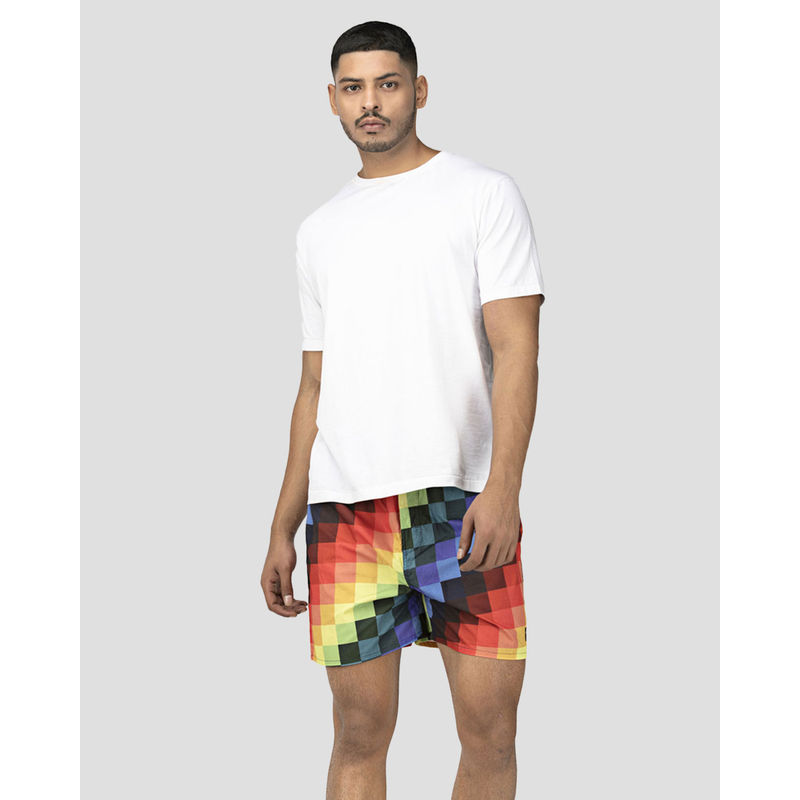 Whats Down Pixels Boxers - Multi-Color (XL)