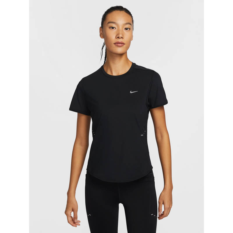 Nike Women Black Solid Swift T-shirt - HM9699-010 (S)
