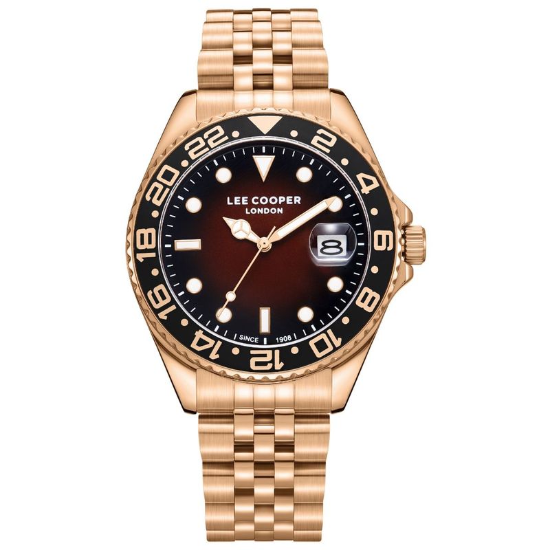 Buy Lee Cooper Analog Brown Round Dial Men's Watch (LC08142.440