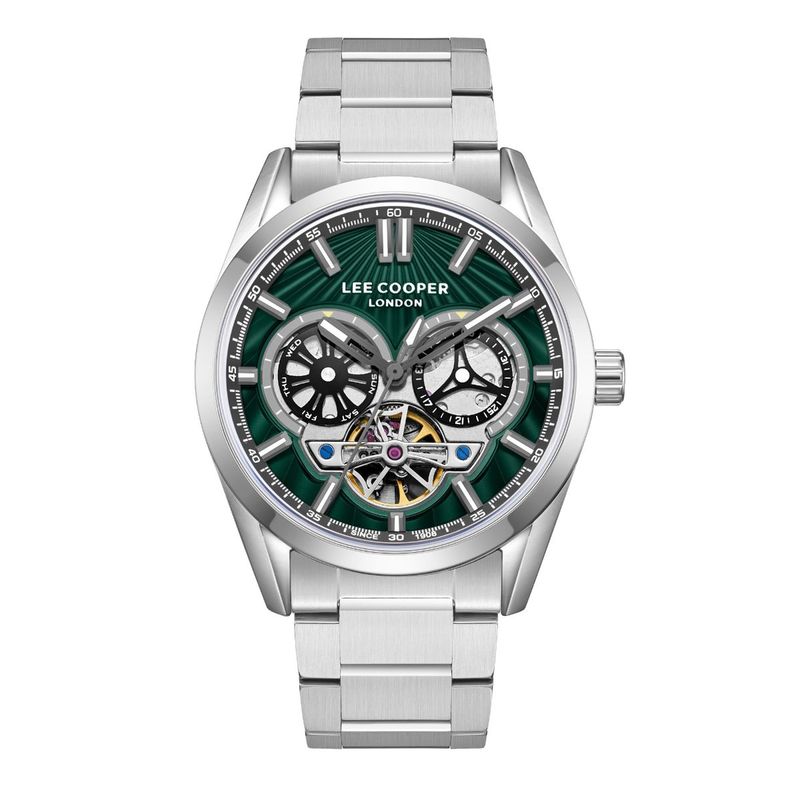 Buy Lee Cooper Analog Green Round Dial Men's Watch (LC08181.370