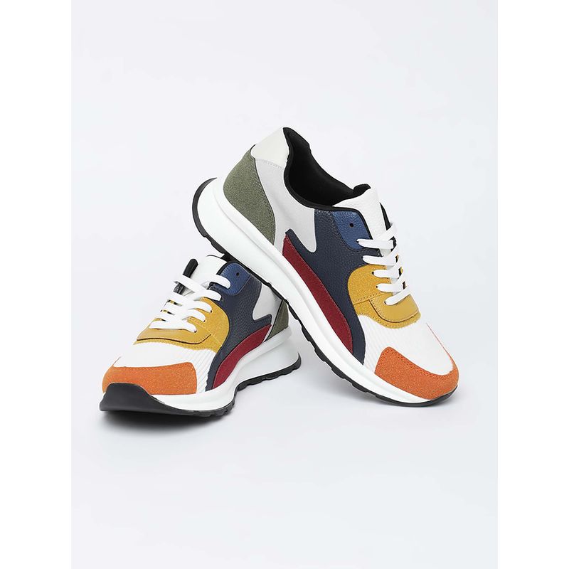 Snitch Multi-Color Colour Blocked Sneakers (EURO 42)