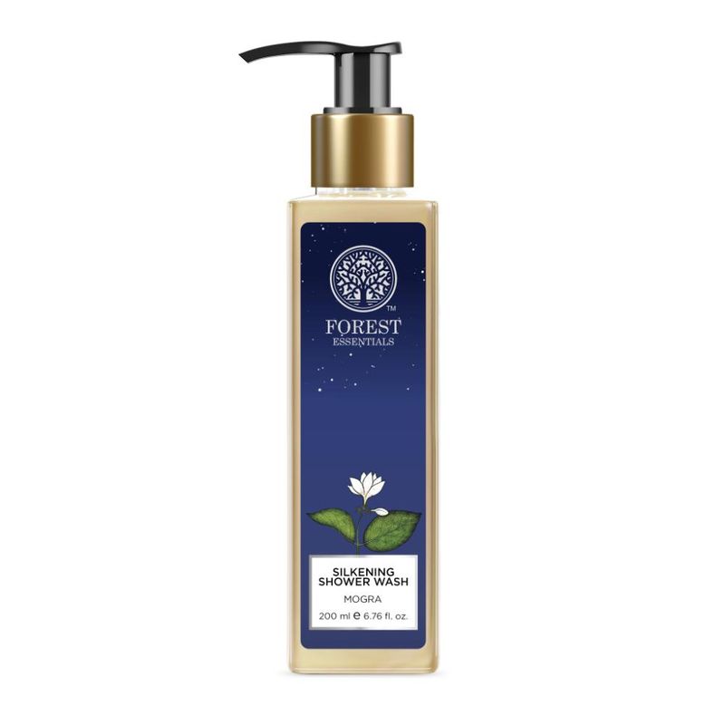 Forest Essentials Silkening Shower Wash Mogra - Delicately Scented
