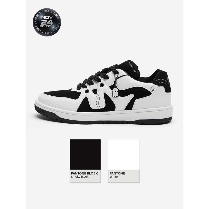 The Souled Store Originals UBZ : White Eclipse Men Multi-Color Low Top Sneakers (UK 8)