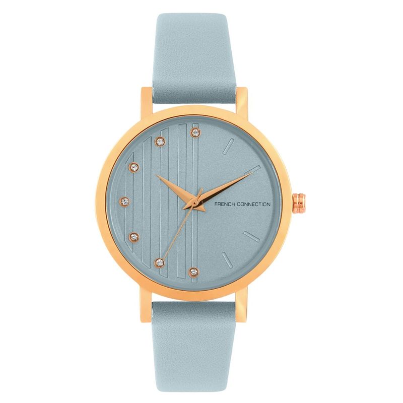 Women FCN0001D Analogue Watch with Metal Strap