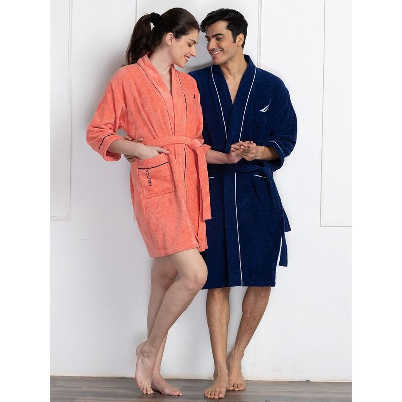 Buy Nautica Luxurious Ultra Soft Bath Robe 2pc Online