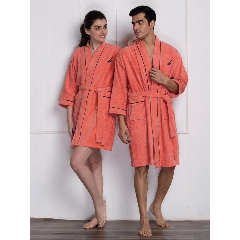 Buy Nautica Luxurious Ultra Soft Bath Robe 2pc Online