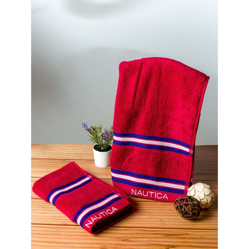 Nautica Super Soft Zero Twist 100 Cotton Towel 2Pc Hand Towel Solid