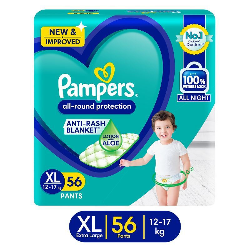 Pampers New Diapers Pants XL - 56 Pack