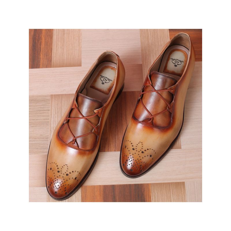 Mille Dollari Men The Hawk Brogues - Brown (UK 5)