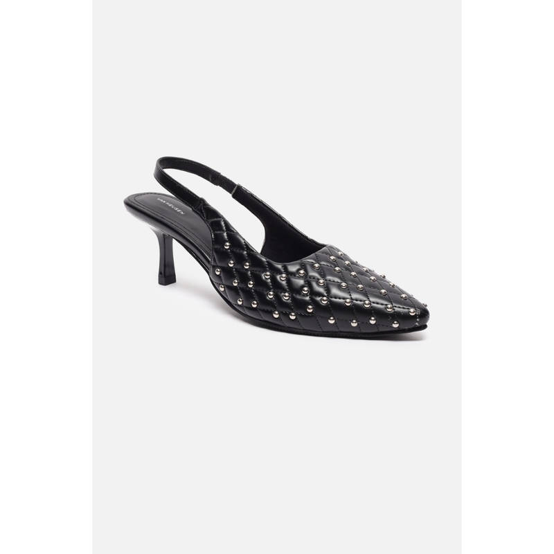 Van Heusen Women Casual Black Heels (UK 5)