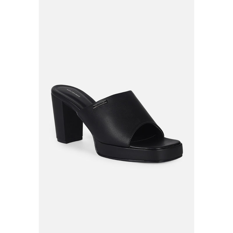 Van Heusen Women Casual Black Heels (UK 6)