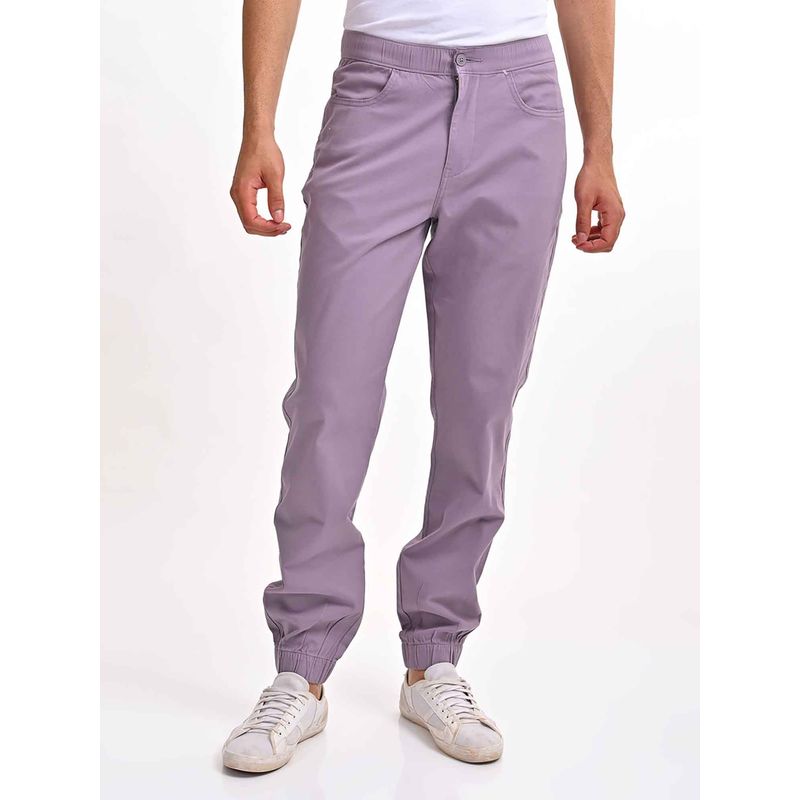 Levi's Men Relaxed Fit Purple Joggers (42)