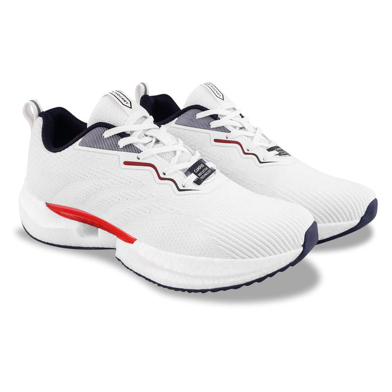 Campus Cora White Men Running Shoes (UK 10)