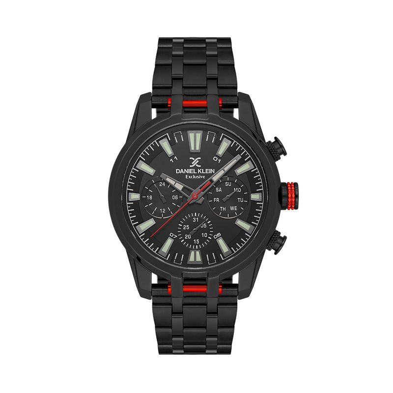 Daniel Klein Watch Customer Care Number Buy Daniel Klein Exclusive Men Black Dial Metallic Strap Watch - DK.1.