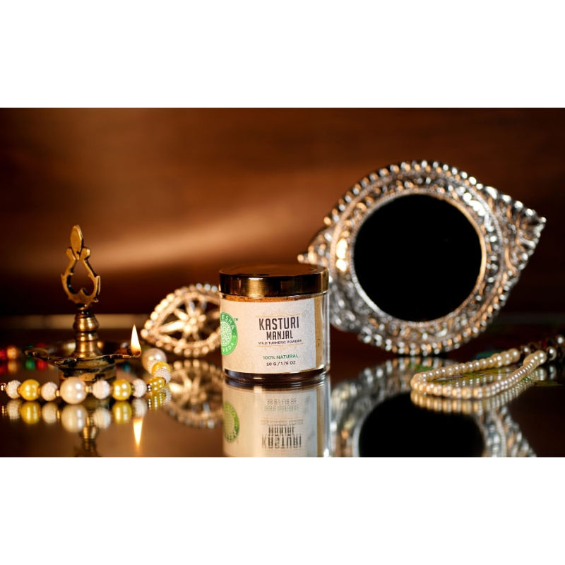 Shesha Ayurveda Kasturi Manjal, White Wild Turmeric (musk Turmeric, Curcuma Aromatica)