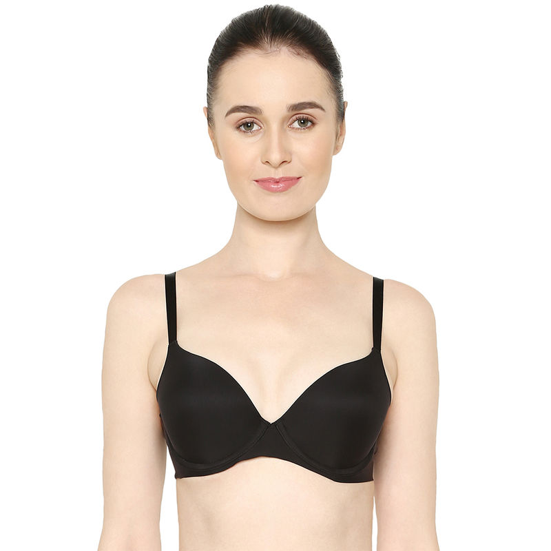 Maximizer Wired Push Up Bra in Black