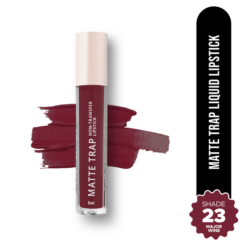 Hilary Rhoda Matte Trap Liquid Lipstick - Major Wine 23
