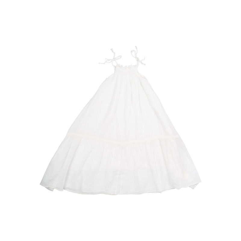 Nino Bambino 100% Organic Cotton Dress - White (4-5 Years)