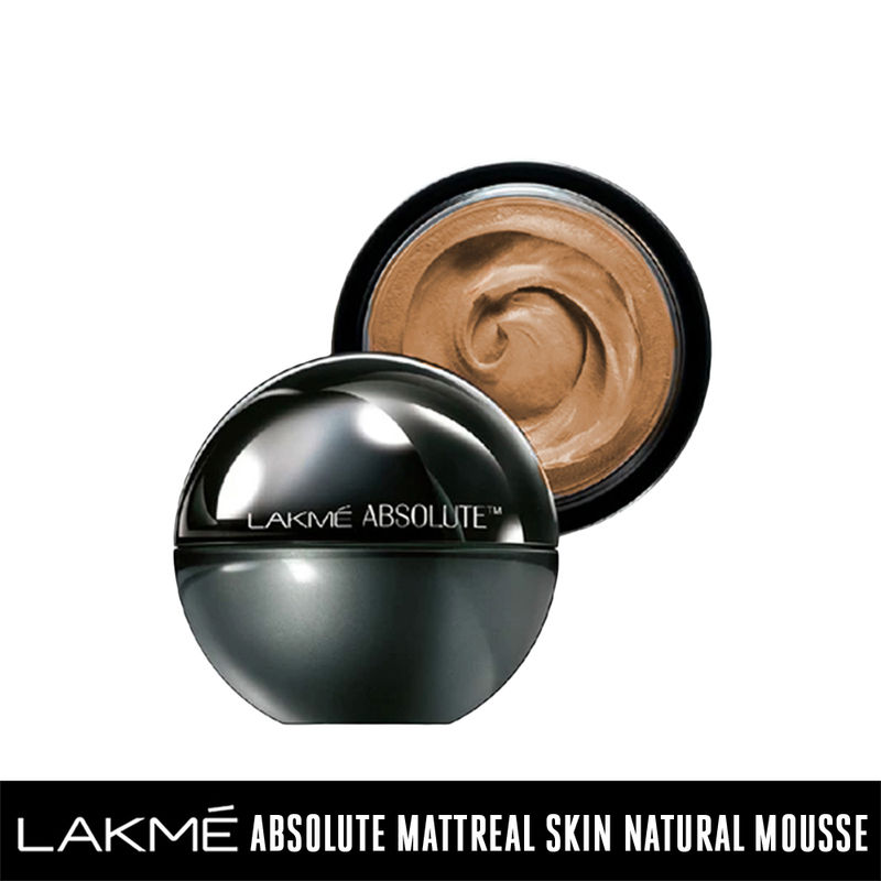 Lakme Absolute Skin Natural Mousse Mattreal Foundation - Medium Toffee