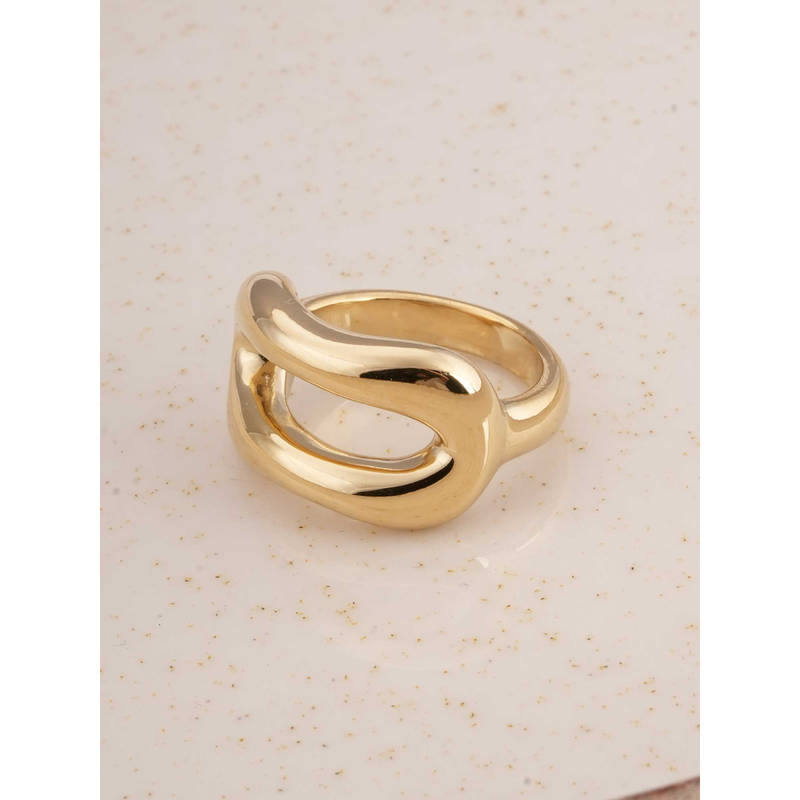 Palmonas Gold Sculptural Gold Ring for Womens (6)