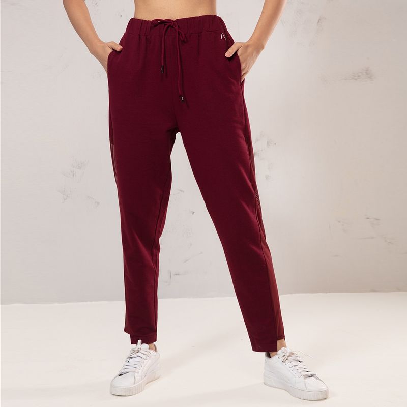 Nykd by Nykaa Terry Jogger - NYAT236 Zinfandel (L)