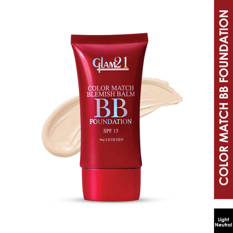 GLAM21 Color Match BB Foundation with SPF15 - Light Natural-01
