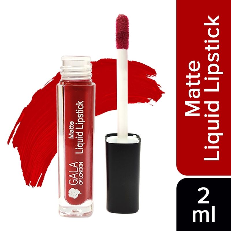 Gala of London Matte Liquid Lipstick - Hot Red