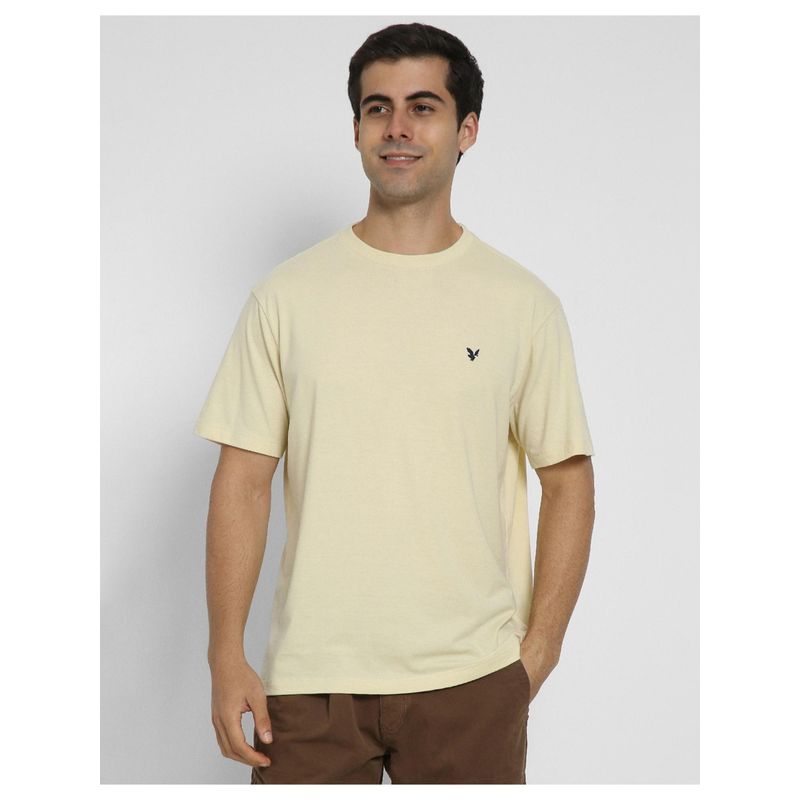 American Eagle Men Yellow T-shirt (S)