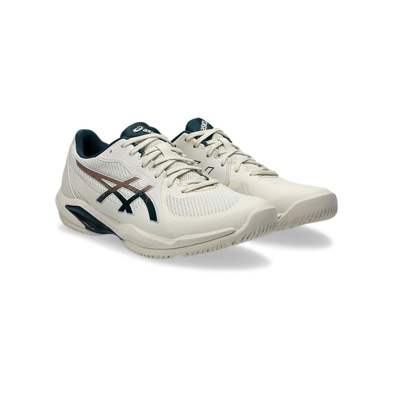 ASICS Men SOLUTION SWIFT FF 2 Tennis Shoes Off White (UK 6)