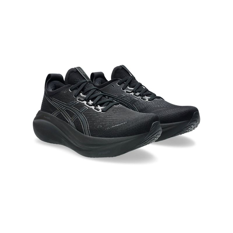 ASICS GEL-NIMBUS 27 Mens Black Running Shoes (UK 8)
