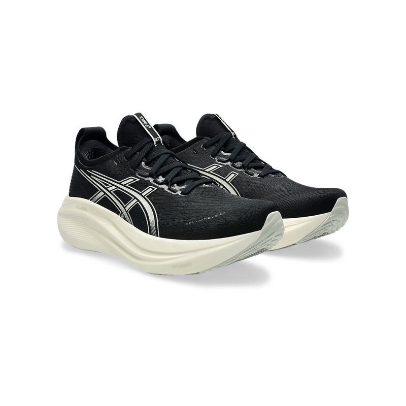 ASICS GEL-NIMBUS 27 Mens Black Running Shoes (UK 8)