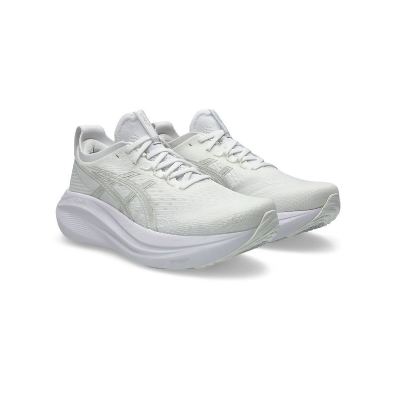 ASICS GEL-NIMBUS 27 Mens White Running Shoes (UK 10)