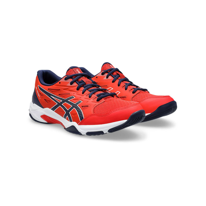ASICS GEL-ROCKET 11 Mens Badminton Shoes Red (UK 12)