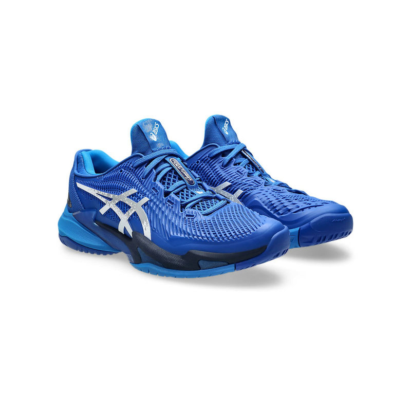 ASICS COURT FF 3 NOVAK Mens Tennis Shoes Blue (UK 6)