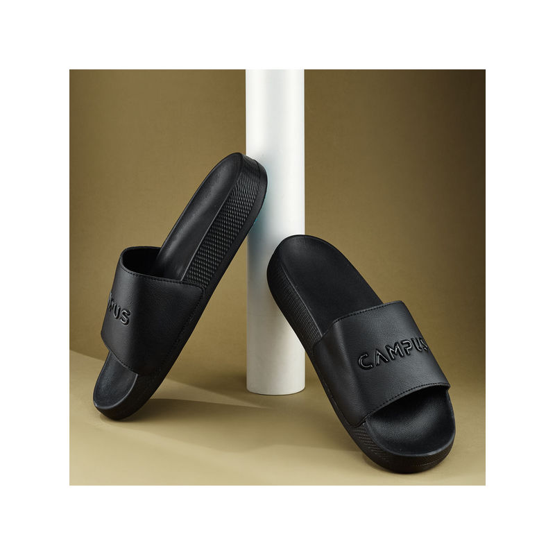 Campus Sl-457 Men's Black Sliders (UK 7)