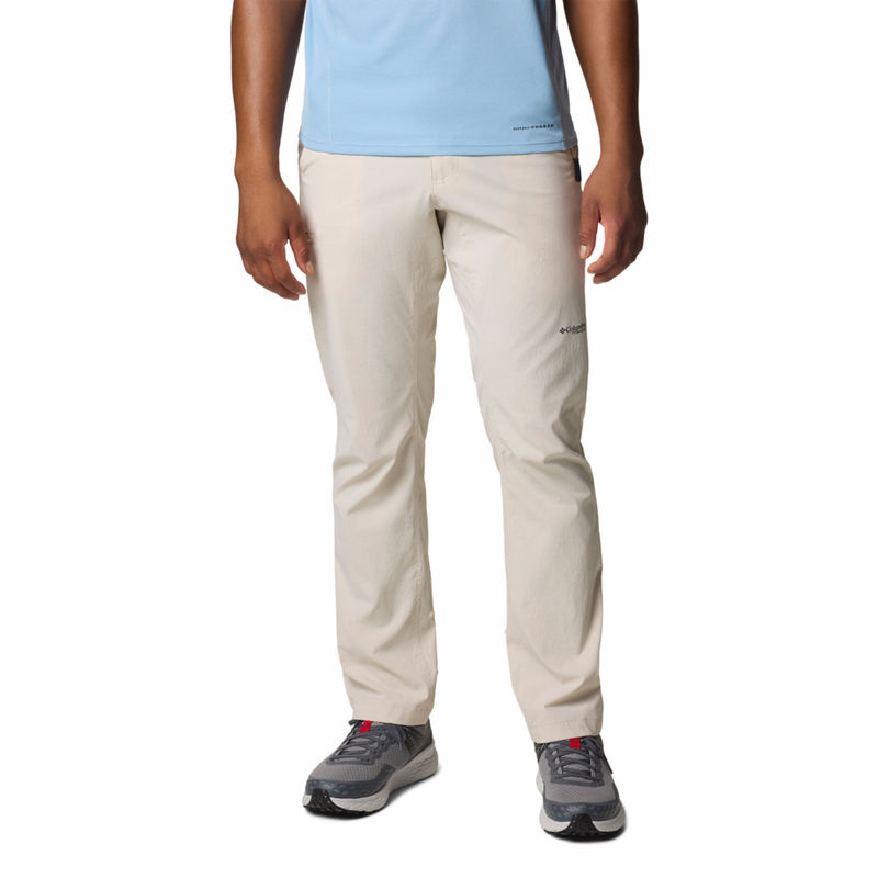 Columbia Men Beige Omni-Shield Wanoga Lightweight Pant (34)
