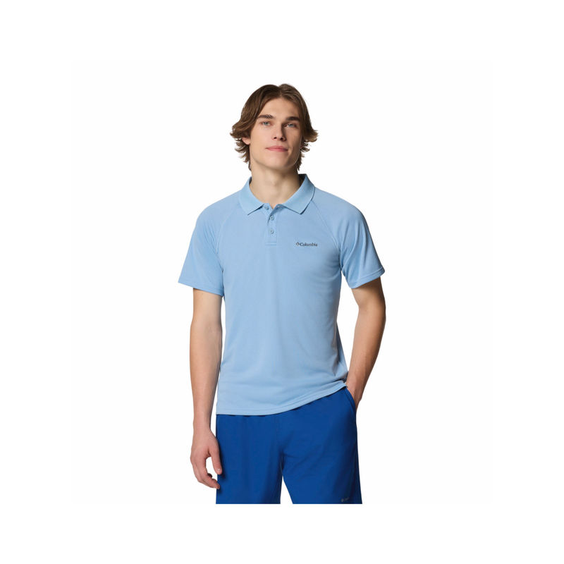 Columbia Mens Blue Omni-Shade Alpine Chill Pro Polo T-Shirt (XL)