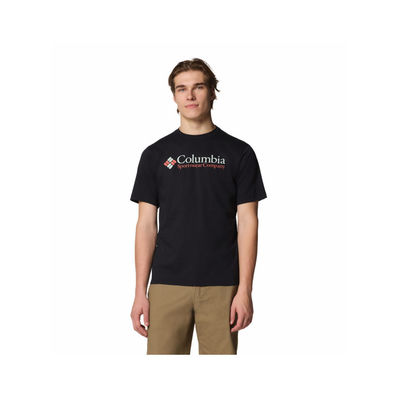 Columbia Mens Black CSC Basic Logo T-Shirt (XL)