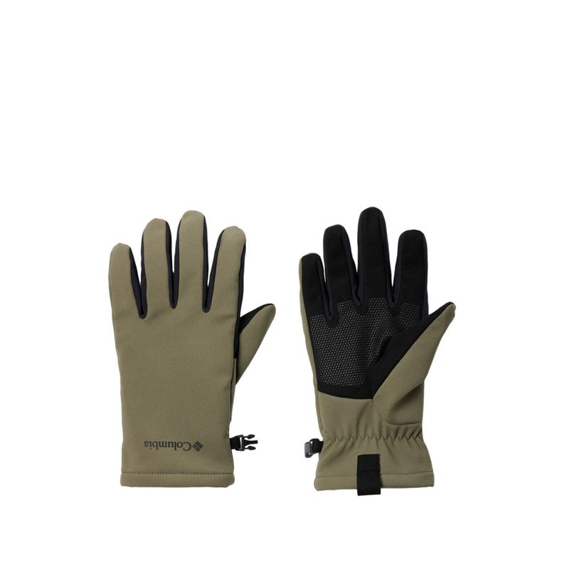 Columbia Men Olive Omni Shield M Ascender Iii Softshell Gloves (L)