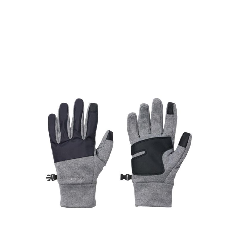 Columbia Men Grey Omni Heat Reflective M Cloudcap Ii Fleece Gloves (S)