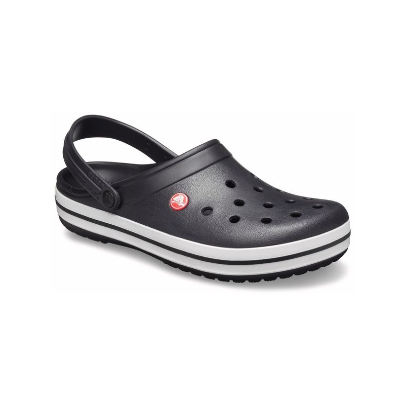 Crocs Unisex Black Clogs (US 10)
