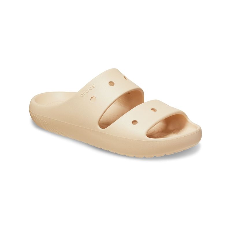 Crocs Classic Unisex Beige Sliders (US 5)