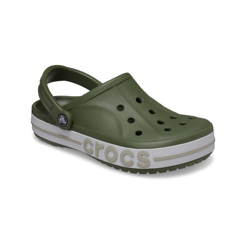 Crocs Bayaband Unisex Green Clogs (US 6)