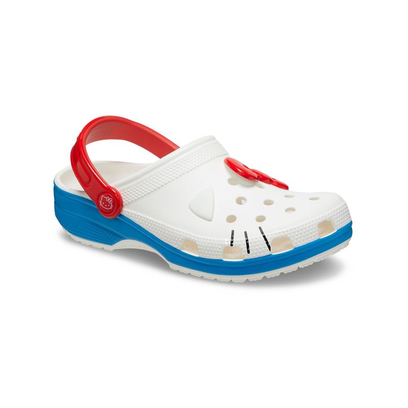 Crocs Unisex White Clogs (US 9)