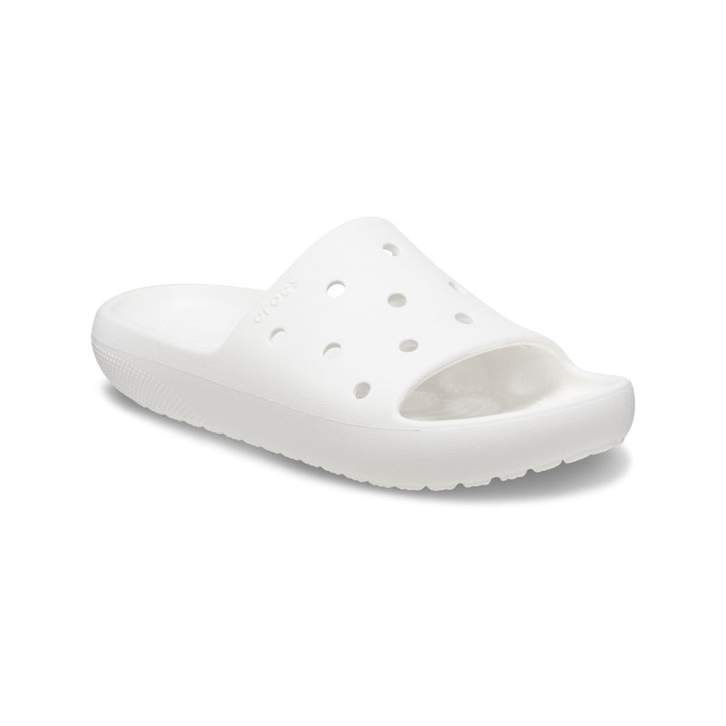 Crocs Unisex Classic Sliders White (US 10)